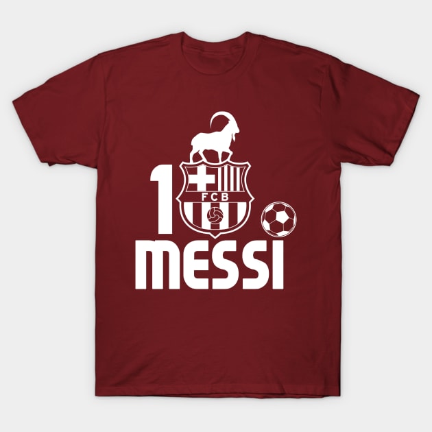 Messi GOAT T-Shirt by justSVGs